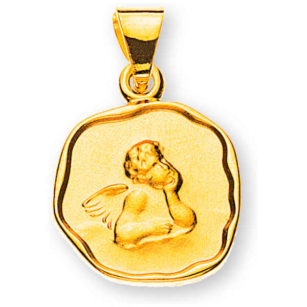 Engel Anhänger Gelbgold 750
