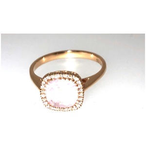 Ring 750 Rosé Rosaquarz 28Br.