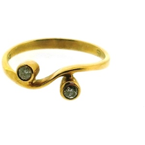 Ring 750 GG 2 Brill.