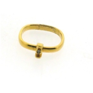 Ring 750 GG 1 Brillant