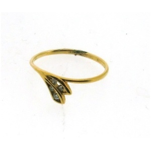 Ring 750 Gelbgold Brill.