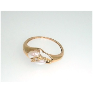 Ring 750 SWZP + 1 Brillant