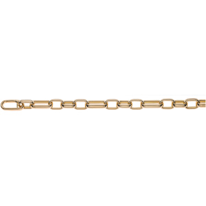 Collier Anker Gelbgold 750 Handarbeit 46cm, poliert,