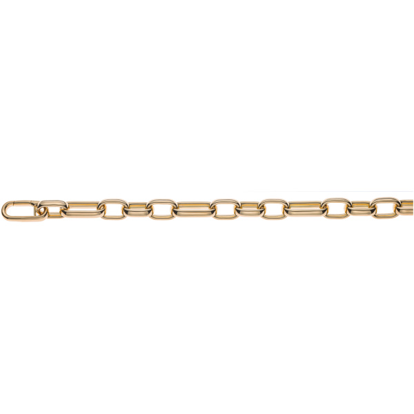 Collier Anker Gelbgold 750 Handarbeit 46cm, poliert,