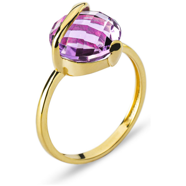 Ring Gelbgold 750 mit Amethyst