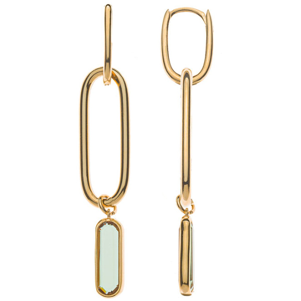 Ohrhänger Gelbgold 750 mit Peridot