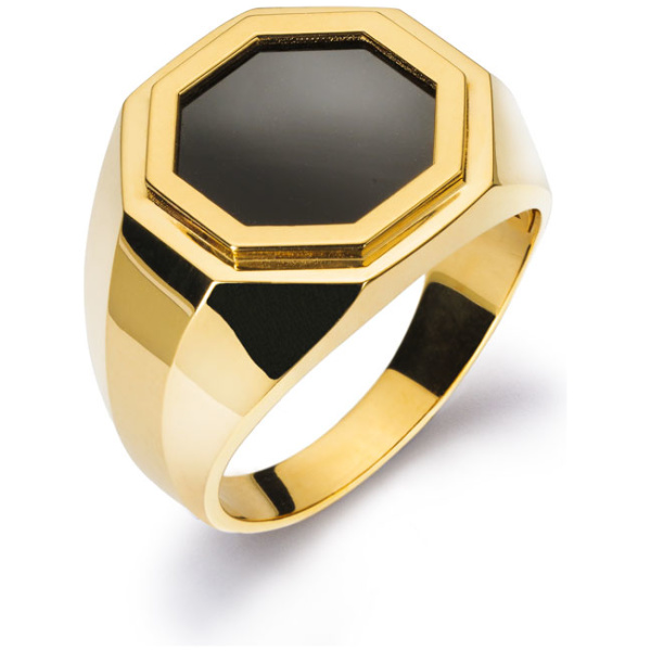 Herrenring Gelbgold 750