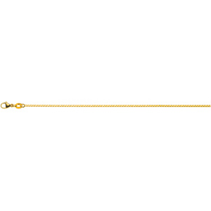 Venzianer diamantiert Gelbgold 750 ca. 1.4mm 24cm