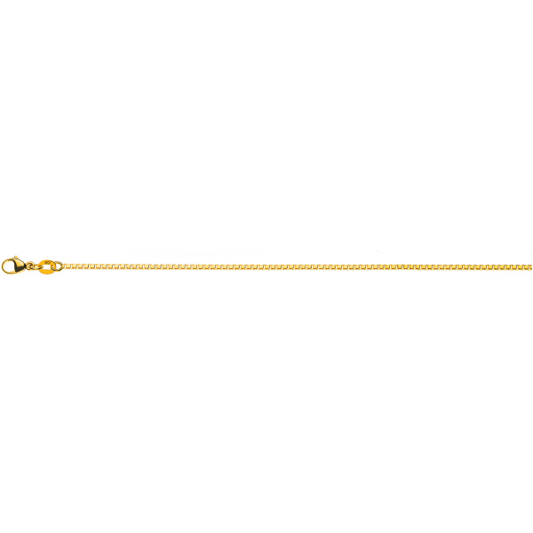 Venzianer diamantiert Gelbgold 750 ca. 1.4mm 24cm