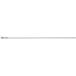 Venezianer 8-fach diamantiert Weissgold 750 ca. 1.4mm 55cm