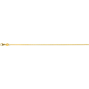 Venezianer 8-fach diamantiert Gelbgold 750 ca. 1.1mm 40cm