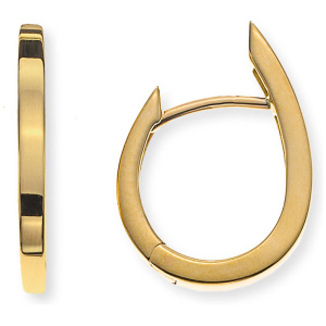 Kreolen Gelbgold 750 poliert, D: 13mm