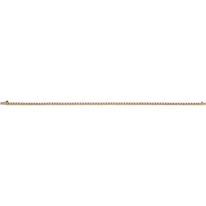 Tennisbracelet Gelbgold 750, 18cm
