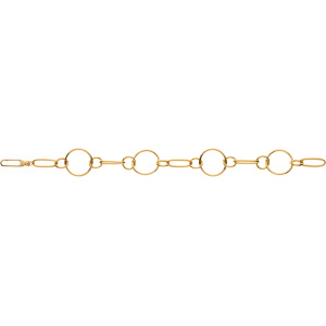 Bracelet Gelbgold 750 poliert, 20cm