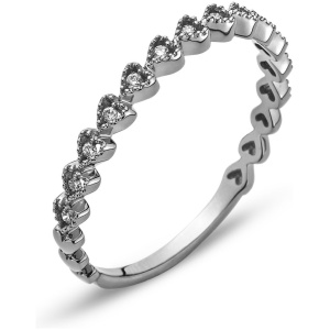 Ring Weissgold 750 mit 13 Brillanten H SI 0.06ct.